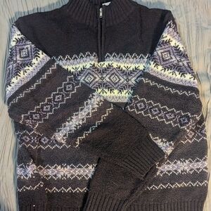 Cozy Fair Isle Knit Sweater